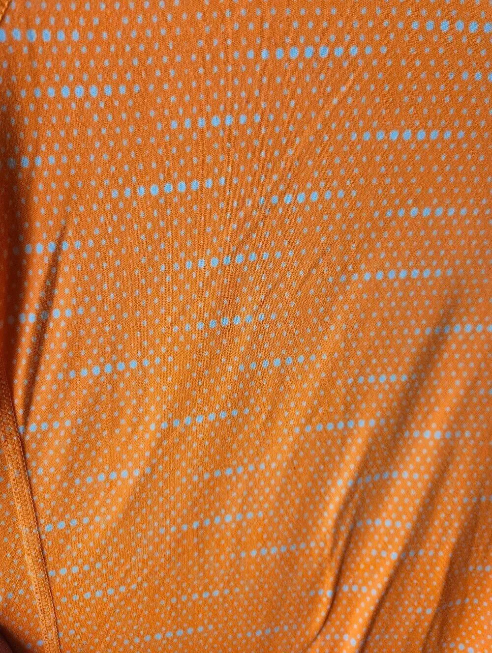 Nike Women’s Orange Short Sleeve V-Neck Performance Tee Size Medium